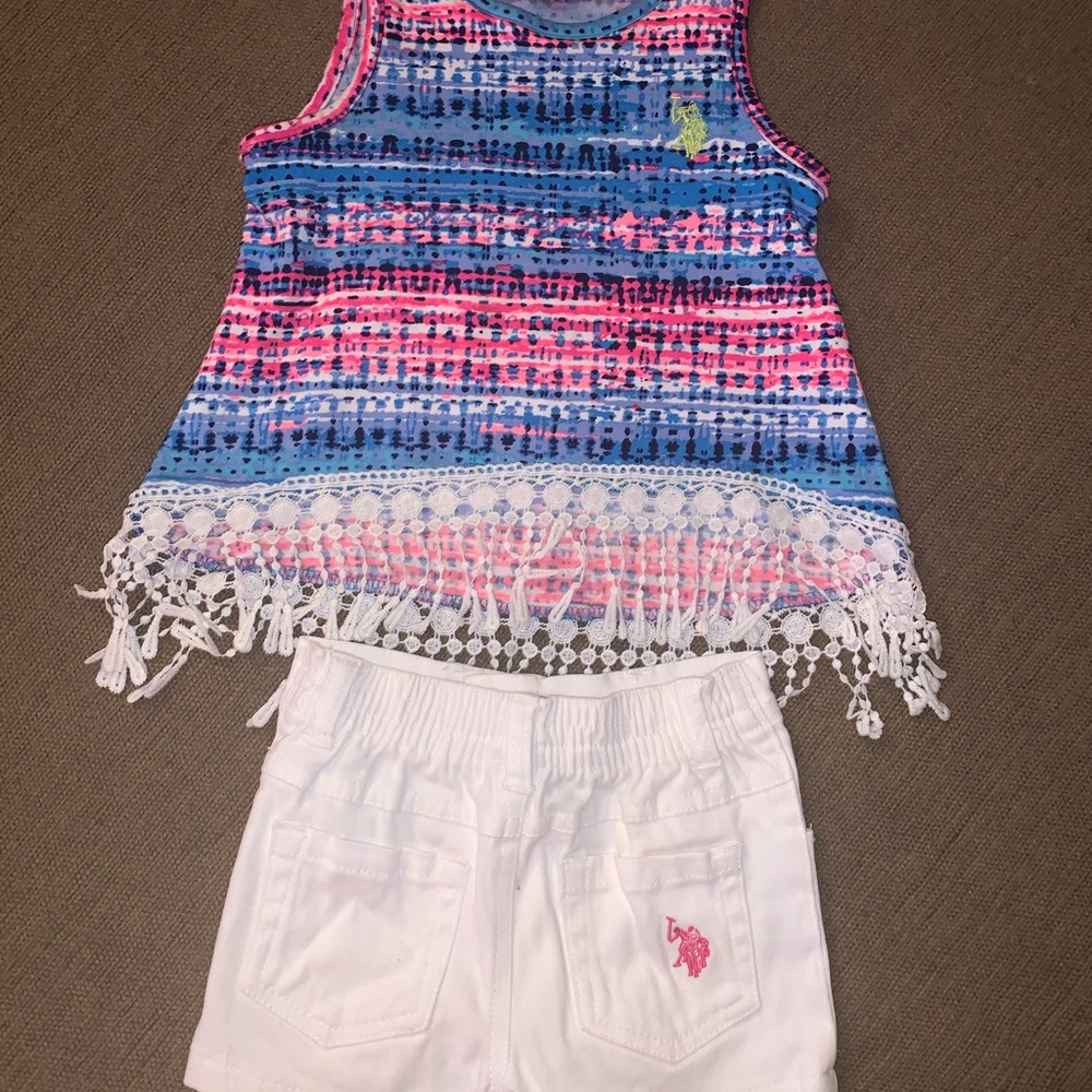 US Polo Assn girls set 2T